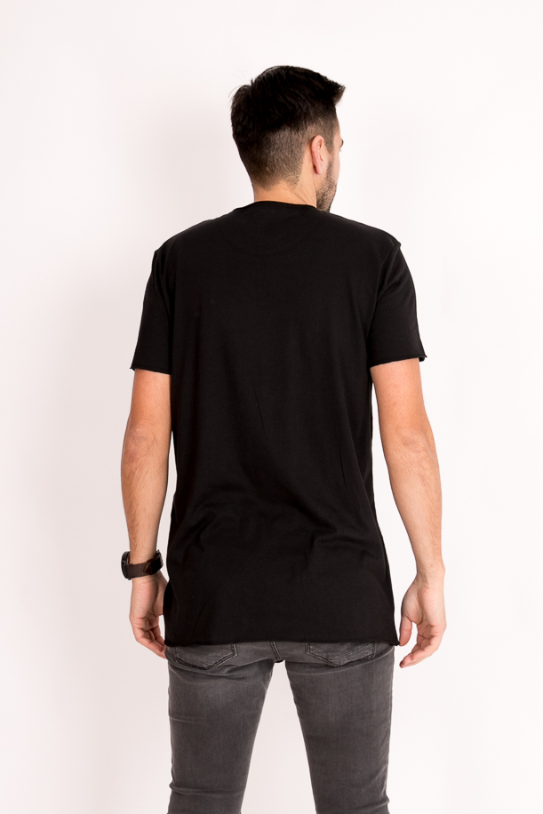 Camiseta simple black long